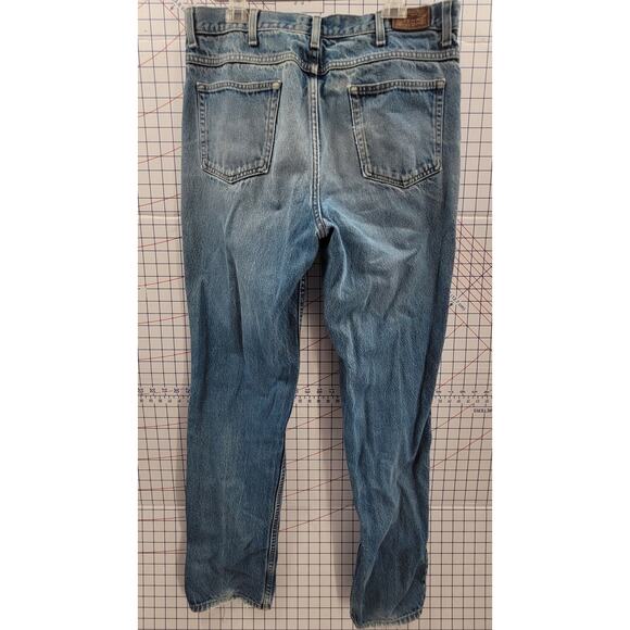L.L. Bean Vintage Y2K Blue Denim Jeans Men’s Classic Fit Straight - Picture 3 of 15